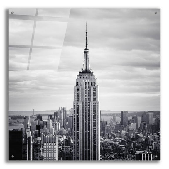 Epic Art 'NYC Empire' by Nina Papiorek, Acrylic Glass Wall Art, 36"x36"