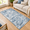 Abstract- Ocean Blue-2' x 4' (Runner), variant on Entryway Runner Rug 2x4ft Non Slip Carpet Blue