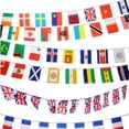 thumbnail image 2 of 2024 Campeonato de Europa de Fútbol Bunting Banderas Bandera Europea Bunting 2024 Campeonato de Fútbol Bunting con 24 Equipos Participantes Banderas para Jardín Bar Fiesta Decoración, 2 of 5