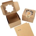 thumbnail image 3 of Injueey Caja de regalo de 12 cajas de regalo, suministros de boda, artesanía, dureza a prueba de polvo, carcasa dura, regalos, cajas de embalaje Almacenamiento y organización del hogar Kraft Injueey HA081808-02, 3 of 6