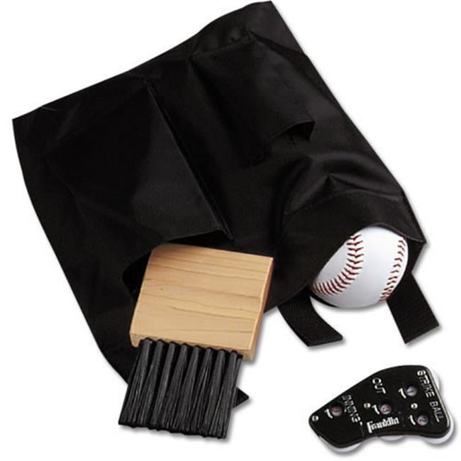 Ball Bag Wooden Brush 4 Wheel Indicator for sale online black Champion Sports Umpire Kit 
