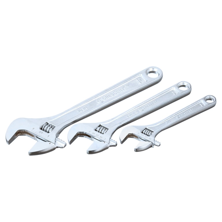 Crescent Adjustable Wrench Set 3 pc. - Walmart.com