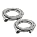 thumbnail image 3 of PROCURU 48" Length x 3/8" Comp x 1/2" FIP Faucet Hose Supply Line, Braided Stainless Steel Lead Free PCFC381248-2 (48-Inch, 2-Pack), 3 of 10