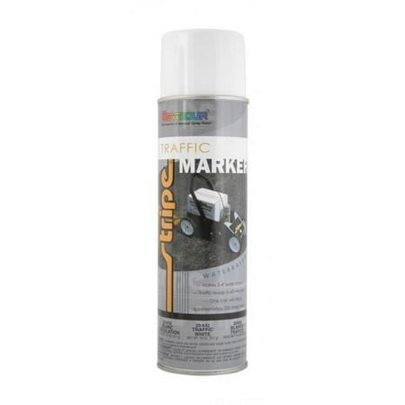SEYMOUR 20-642 Permanent Traffic Marker, 20 fl-oz Aerosol Can, White