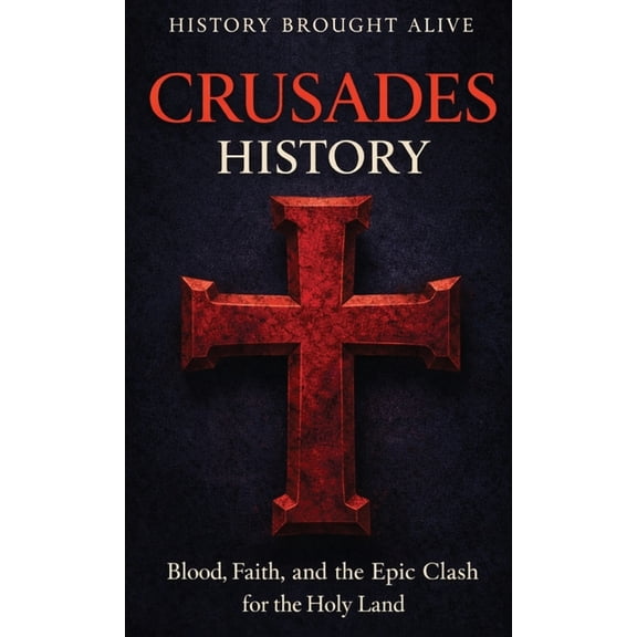 Crusades History: Blood, Faith, and the Epic Clash for the Holy Land, (Hardcover)