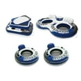 thumbnail image 1 of Intex 72 Can Beverage Cooler & 2 Person Tube Float & 1 Person Tube (2 Pack), 1 of 10