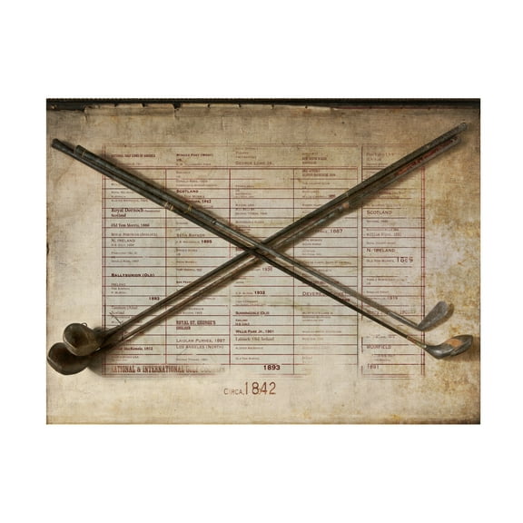 Symposium Design 'Golf' Canvas Art