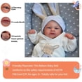 thumbnail image 5 of Reborn Baby Doll Zero Pam, bebé prematuro de silicona, 43 cm, realista, 5 of 5