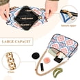 thumbnail image 2 of FORMRS Womens Shoulder Bag with Chain Strap Clutch Purse Cute Tote Handbag, Mosaic Flowers Pattern, 2 of 7