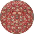 thumbnail image 1 of Ahgly Company Indoor Round Traditional Red Persian Area Rugs, 4' Round, 1 of 6