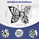 thumbnail image 3 of Decoración de pared de mariposas de metal Inteprter Grande resistente a impactos a prueba de herrumbre, 3 of 6
