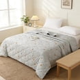 thumbnail image 1 of Apmemiss Back to School Decorations Clearance Summer Washed Conditioned Quilt Summer Cool Quilt Washable Thin Quilt Quilt Core Student Bedroom Dormitory Summer Quilt, 1 of 6