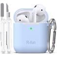 thumbnail image 1 of Funda de Silicona Suave R-fun Compatible con AirPods 2ª generación Azul cielo, 1 of 5