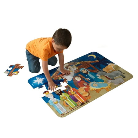 KidKraft Floor Puzzle Nativity Scene