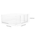 thumbnail image 5 of Monyance Household Tissue Box Clear Acrylic Tissue Holder for Bathroom Kitchen Office - Organize Napkins(5.31X5.31X2.17Inches), 5 of 10