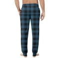thumbnail image 4 of GrmtClth Men's Pajama Pants Lightweight Lounge Plaid Jogger Sleep Pants Comfy Classic Pjs Bottoms with Drawstring & Pockets Dark Blue XXXL, 4 of 8