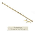 thumbnail image 5 of Achim Fantasia 5/8" Cafe Rod, 2" Projection 66-120", Brass, 5 of 5