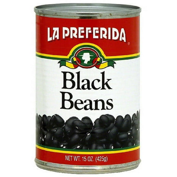 La Preferida Traditional Black Beans, 15 oz, Pack of 12