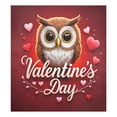 thumbnail image 3 of Dailycode Dishwasher Magnet Cover Magnetic Fridge Door Cover Home Kitchen Decor, Cute Owl and Heart, 23"x 26", 3 of 6