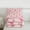 Pink, variant on Castle Fairy Girls 3-Piece Full Size Comforter Set, Eiffel Tower, Bling Glitter Print, Lightweight Teens Bedroom Decor