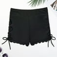 thumbnail image 5 of vigerkar Women's Swim Shorts Swimsuit Boy Shorts Tie Side Bathing Suit Bottom Bikini Board Shorts Black, S, 5 of 8