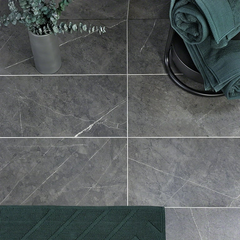 Bond Tile Elegant Amani Gray 12 in. x 24 in. Matte Marble Look Porcelain Floor and Wall Tile (6 Pieces 11.62 Sq. Ft. / Case) Bond Tile Elegant Amani Gray 12 in. x 24 in. Matte Marble Look Porcelain Floor and Wall Tile (6 Pieces 11.62 Sq. Ft. / Case)