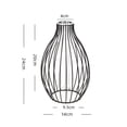 thumbnail image 2 of Soporte nórdico para flores JShteea marco de hierro jarrón botella hueco transparente adornos para macetas Libre de BPA, 2 of 8