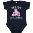 thumbnail image 3 of Inktastic Daddy's Little Farmer Pink Tractor and Flowers Boys or Girls Baby Bodysuit, 3 of 5