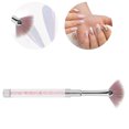 thumbnail image 3 of Fan Brush, Beautiful Practical Firm Durable Fan Shape Nail Brush  For Nail Learners For Home, 3 of 8