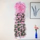 thumbnail image 4 of Flor artificial de plástico falso, planta colgante de vid, decoración de boda para el jardín del hogar (rosa), 4 of 8