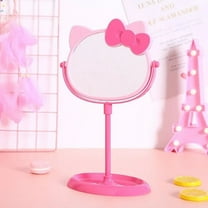 Kawaii Sanrio Hello Kitty Cute Cartoon Desktop Cosmetic Mirror Girl Vanity Mirror Student Dormitory Table Mirror Festival Gift
