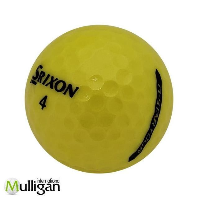 Mulligan - 48 Srixon Q-Star Tour (OLD) 5A Recycled Used Golf Balls, Yellow