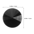 thumbnail image 2 of WHAMVOX 50pcs Crystal Sweater Buttons Rhinestones Buttons For Clothes Acrylic Black, 2 of 8