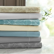 Hotel Style Luxury 600 Thread Count Teal Blue, Paisley Sateen Pillowcases, Standard (2 Count)
