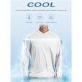 thumbnail image 6 of TRYSIL Men's Athletic Hooded UPF 50+ Sun Protection Long Sleeve Fishing Running Rash Guards Shirts, 6 of 6