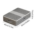 thumbnail image 3 of Underbed Storage Containers Bin with Lids, Large Under Bed Storage Organizer Box with Handle, Foldable for Clothes, Shoes, Blankets 5*19*15In, 3 of 6
