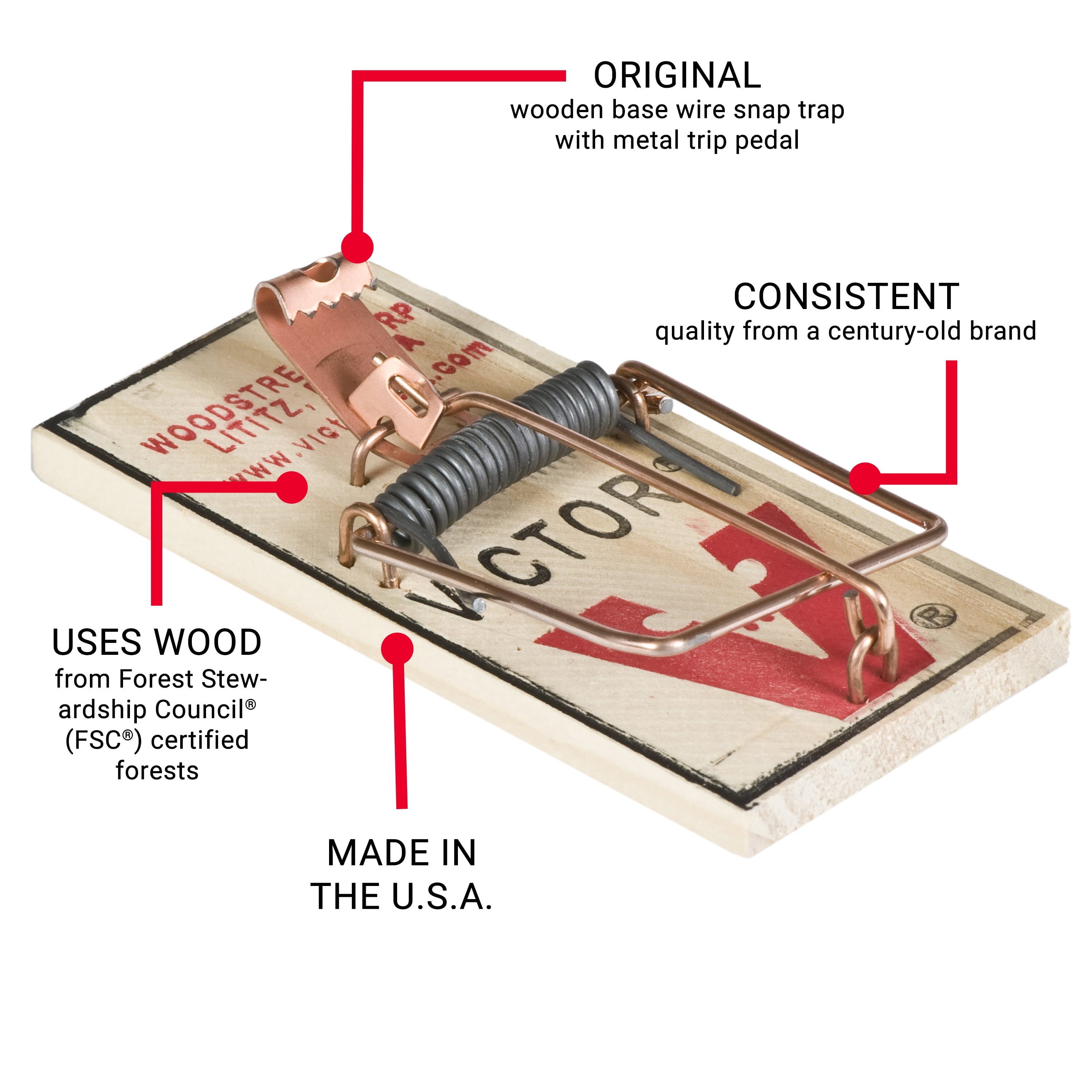 WOODSTREAM CORP M040 Victor Metal Mouse Trap