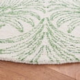 thumbnail image 3 of SAFAVIEH Jardin Thaddeus Leaves Area Rug, Ivory/Green, 6' x 6' Round, 3 of 8