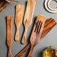 thumbnail image 1 of Espátula Yirtree de madera de cerezo, suministros para espátula, raspador de fundición, cucharas de madera para cocinar, utensilio multiusos, 1 of 1