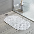 thumbnail image 3 of Bath Bliss Natural Plant Based Material Bathmat in White, 3 of 5