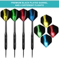thumbnail image 2 of 12 Pcs 24g Professional Metal Steel Tip Darts Set Dartboard Accessories, 2 of 8