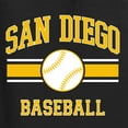 thumbnail image 6 of Wild Bobby City of San Diego Baseball Fantasy Fan Sports Men's Tank Top, Black, Small, 6 of 6