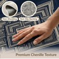 thumbnail image 6 of ODIKA 6'x9' Washable Area Rug Non-Slip, Easy Care, Abstract Rhythmic Geometric Motifs Contemporary Dining Boho Farmhouse for Family Room, Living Room, Master Bedroom, 6 of 7