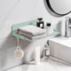 thumbnail image 1 of Estante De Pared Extensible Para Cocina, Resistente, 91 X 38 X 38 Cm, Sin Clavos Ni Taladros, Ideal Para Organizar La Despensa O El Bao, Paquete De 1, Negro, Ukhbmc | Mint Green, 1 of 9