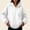 White, variant on QUNYINEY Womens Hoodies Fall Pink Zip Up Sweatshirt Casual Long Sleeve Hooded with Pocket Loose Fit Sweatshirt for Women S-2XL