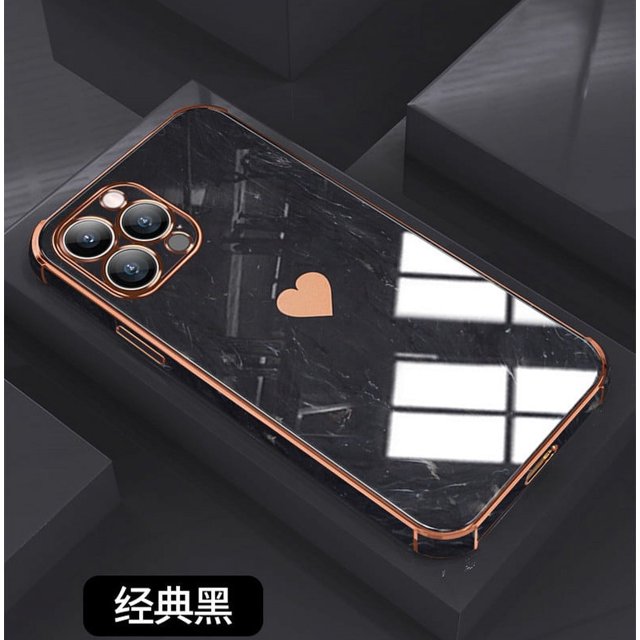 Luxury Shockproof Plating Soft Case For iPhone 13 12 11 Pro Max XS XR X R 8 7 Plus iPhone12 12Pro iPhone11 Marble Texture Covers