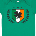 thumbnail image 4 of Inktastic St Patricks Day Irish Flag Shield and Shamrock Boys or Girls Baby Bodysuit, 4 of 5