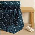thumbnail image 4 of Soimoi Blue Cotton Cambric Fabric Moon & Stars Galaxy Print Fabric by Yard 42 Inch Wide, 4 of 7