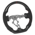 thumbnail image 2 of Carbon Fiber Steering Wheel Flat Bottom Steering Wheel Steering Wheel For  Steering Wheel Modification Carbon Fiber Steering Wheel Suede With Red Stitching Fit For  370z 2009-2020, 2 of 8