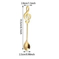 thumbnail image 2 of Tableware for Music Lovers - Unique Stainless Steel Music Spoons and Coffee Spoon Sets for Enthusiasts - Birthday Presents for Coffee, 2 of 8